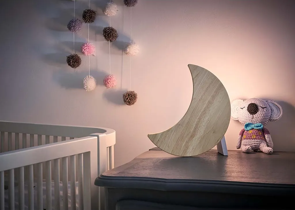 Veilleuse Lune Enceinte Musicale LULA BT pour Sommeil Enfant et Bébé - 3