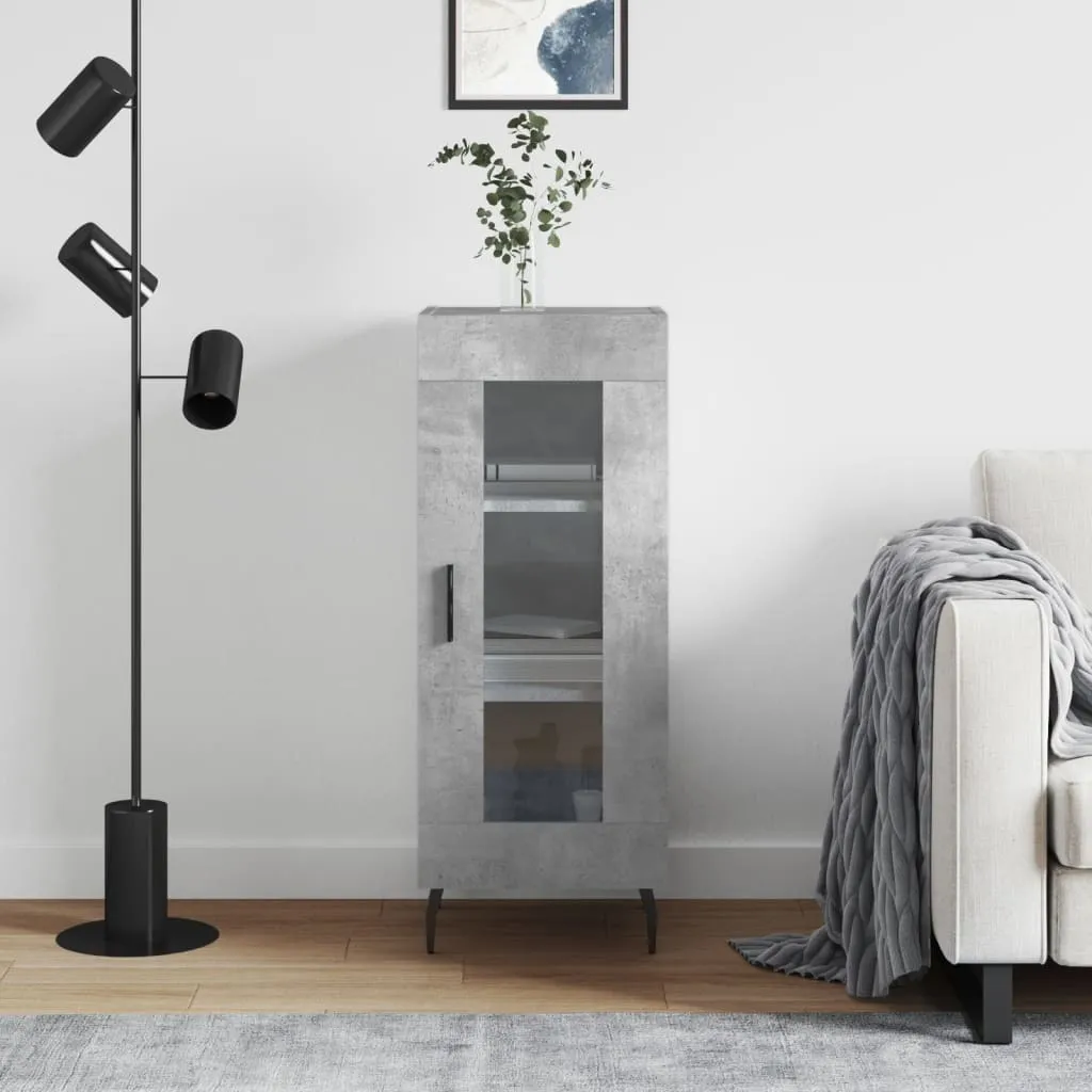 Sideboard Grigio Cemento 34,5x34x90 cm | The Living Store Design