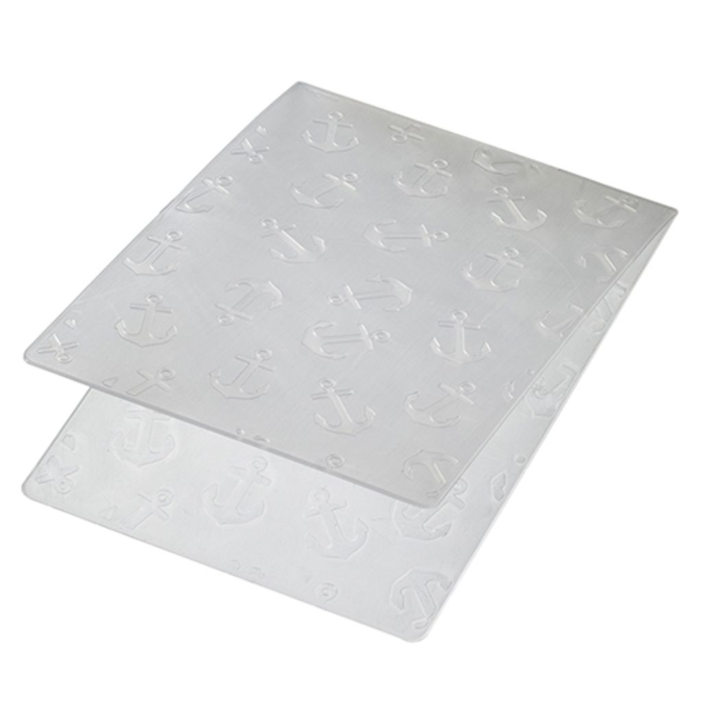 Embossing-Prägefolder/ -schablone Anker 10,6x15cm