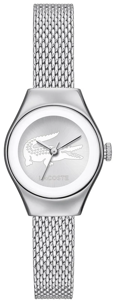 Montre bracelet femme Lacoste 2000877 en métal argenté style vintage