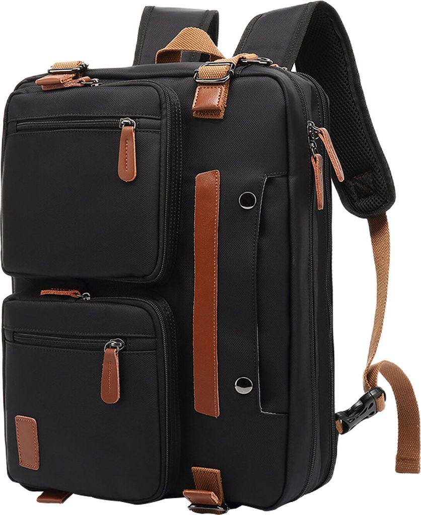 OKWISH Business Rucksack Herren Laptoptasche Laptop-Rucksäck Passt 17.3 Zoll Cabrio Rucksack Aktentasche Schulrucksack Jungen Messenger Bag Schult...