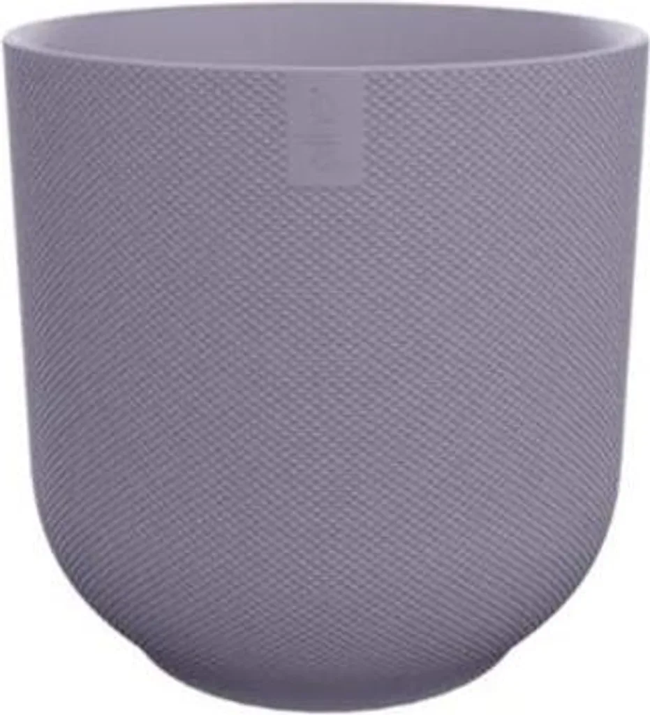 Pot de fleurs résistant lilas Ø23cm - Cache-pot stable sans bascule