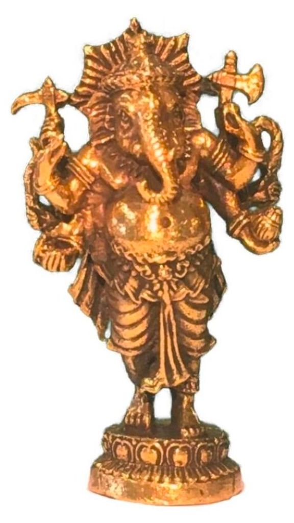 Ganesha stehend Messing