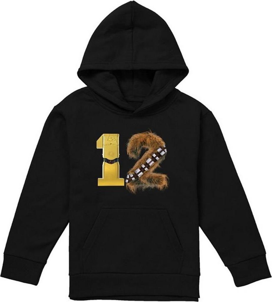 Star Wars - "12" Kapuzenpullover für Kinder TV23890 (152-158) (Schwarz)