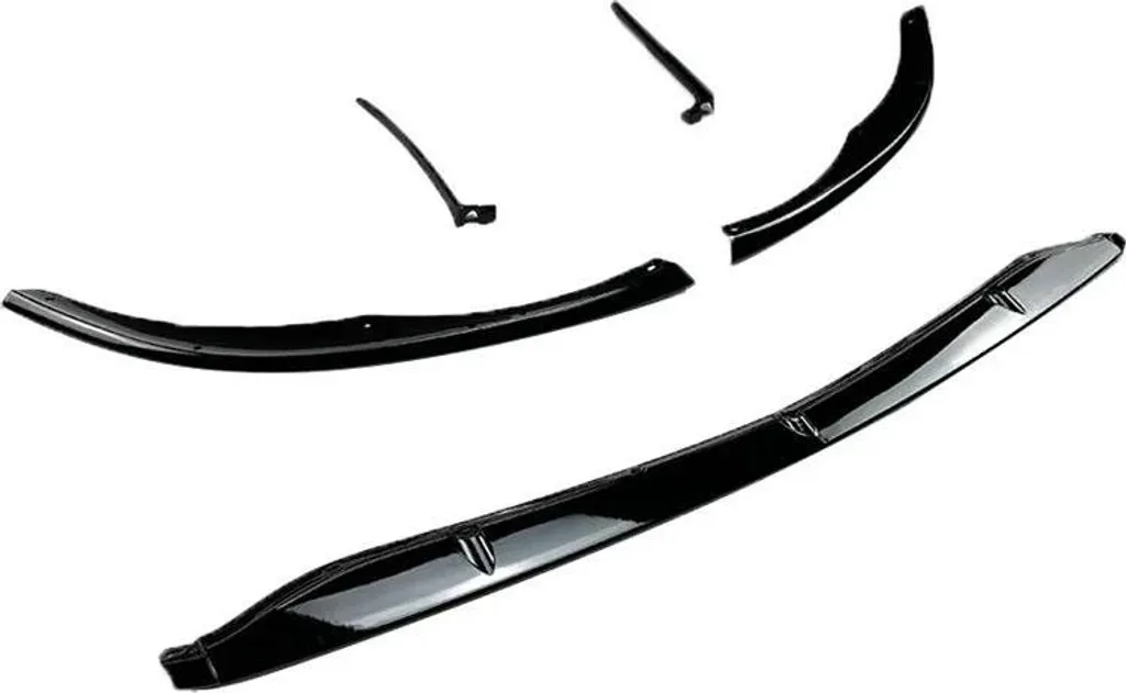 Kit Carrosserie Spoiler Avant pour Mercedes W205 2015-2022 Noir Brillant