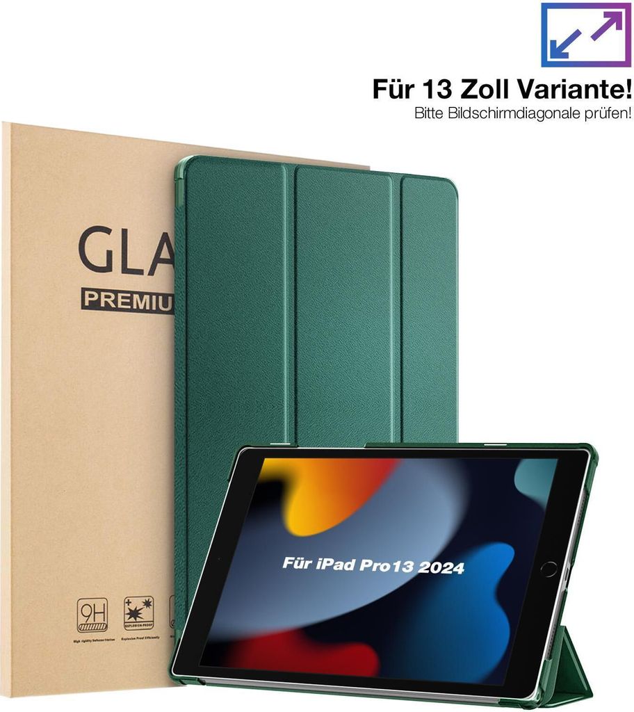 Schutzhülle + 2x 9H Display Glas für Apple iPad Pro 7. Gen Produktbild 