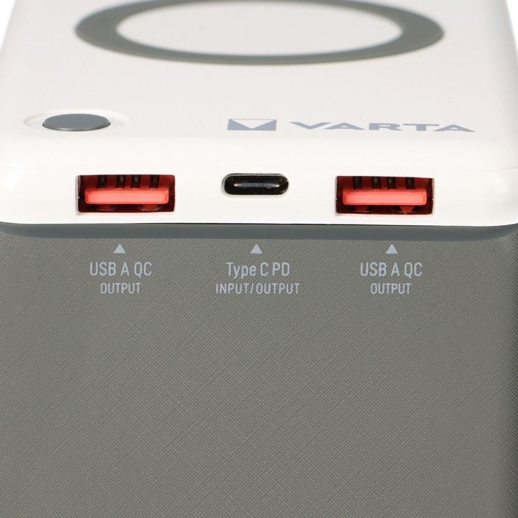 VARTA Zusatzakku "Wireless Power Bank" 10.000 mAh weiß Produktbild 35