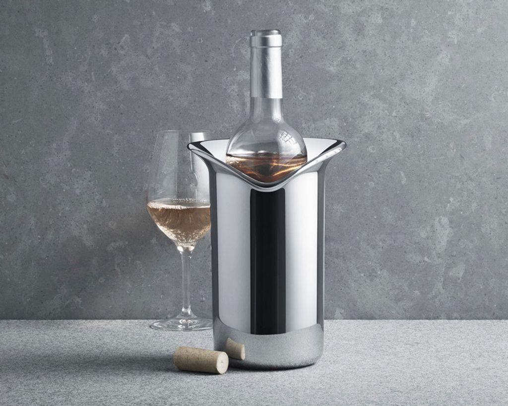 Refrigeratore per vino e bar in acciaio inox Immagine del prodotto 