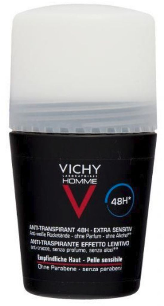 Vichy Homme Deo Antitraspirante Roll-on Sensitive 50 ml Immagine del prodotto 