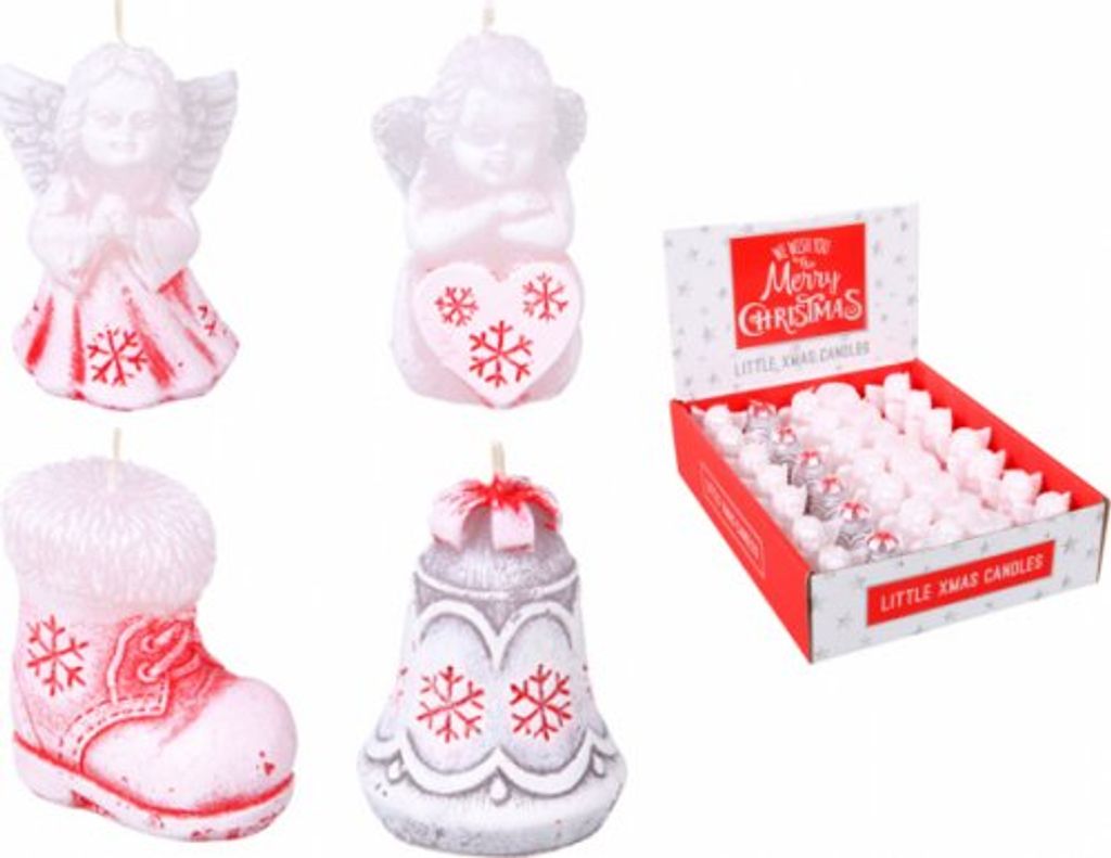 Świeczka CHRISTMAS FIGURES Christmas 5cm 23g MOM 35szt Zdjęcie produktu 