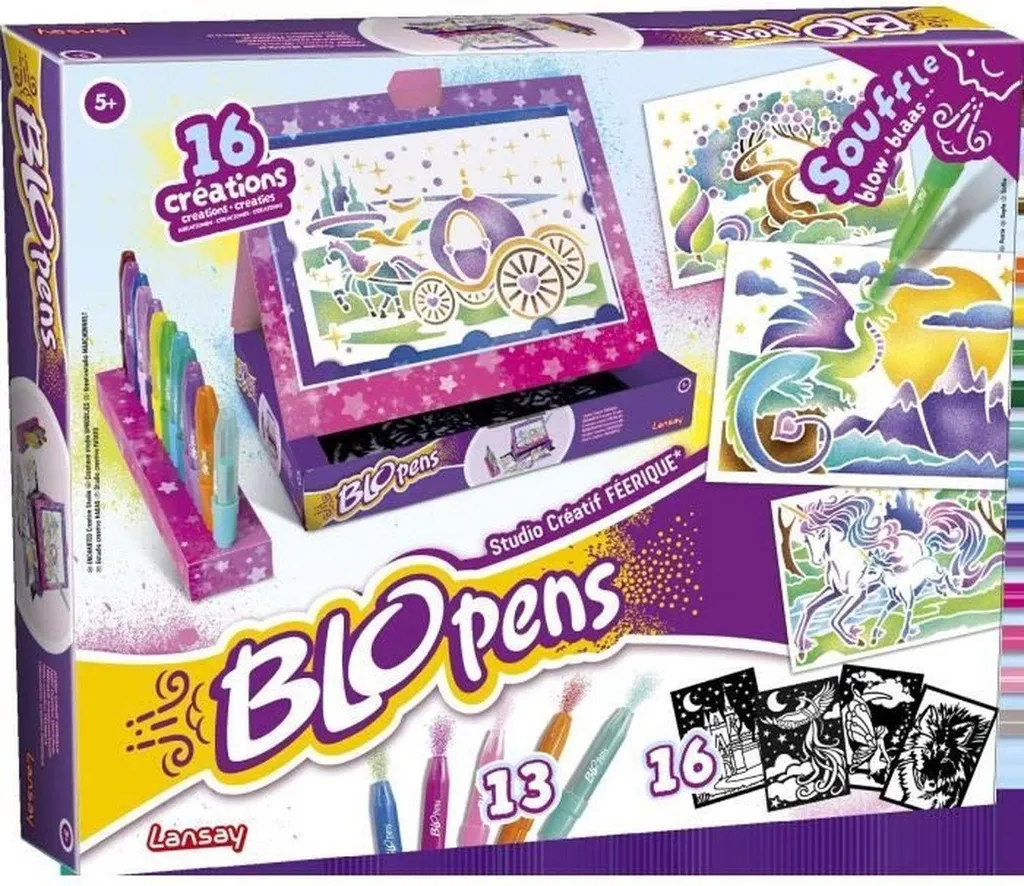 Atelier de dessin créatif avec 16 pochoirs et accessoires de traçage