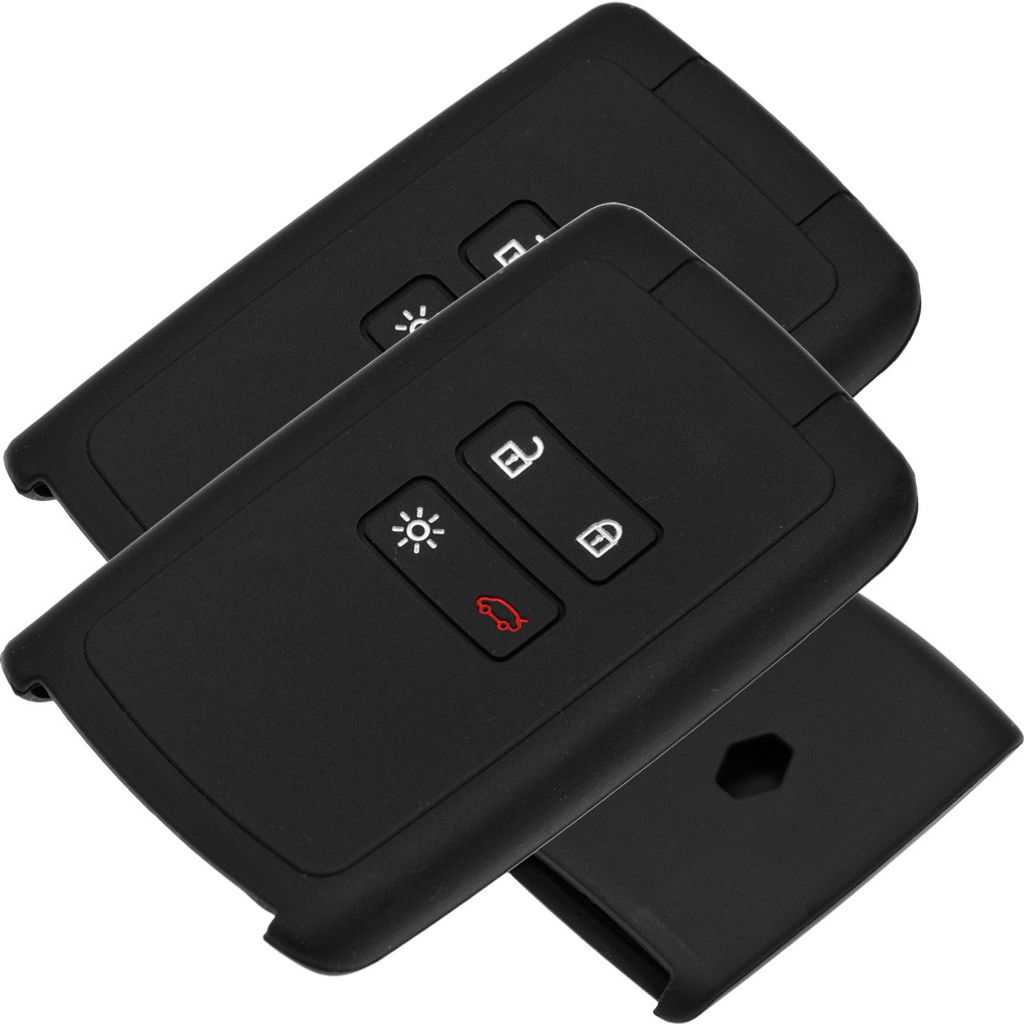 Auto Schlüssel Hülle Silikon Schutz Cover Schwarz Produktbild 