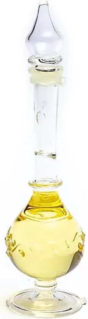 Huile parfumée bois de santal et vétiver 5ml flacon soufflé main x3