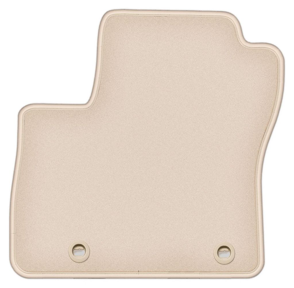 Fahrermatte Velours für Ford C-MAX MK2 2010-2012 (Minivan) – 1-tlg, Beige, passgenau – Wielganizator FORTUNA