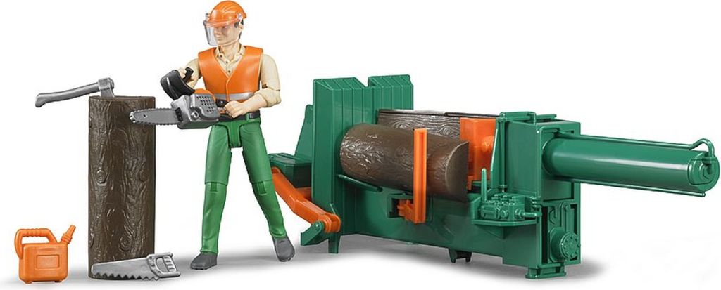 Figúrka drevorubača so štiepačkou Obrázok produktu 1