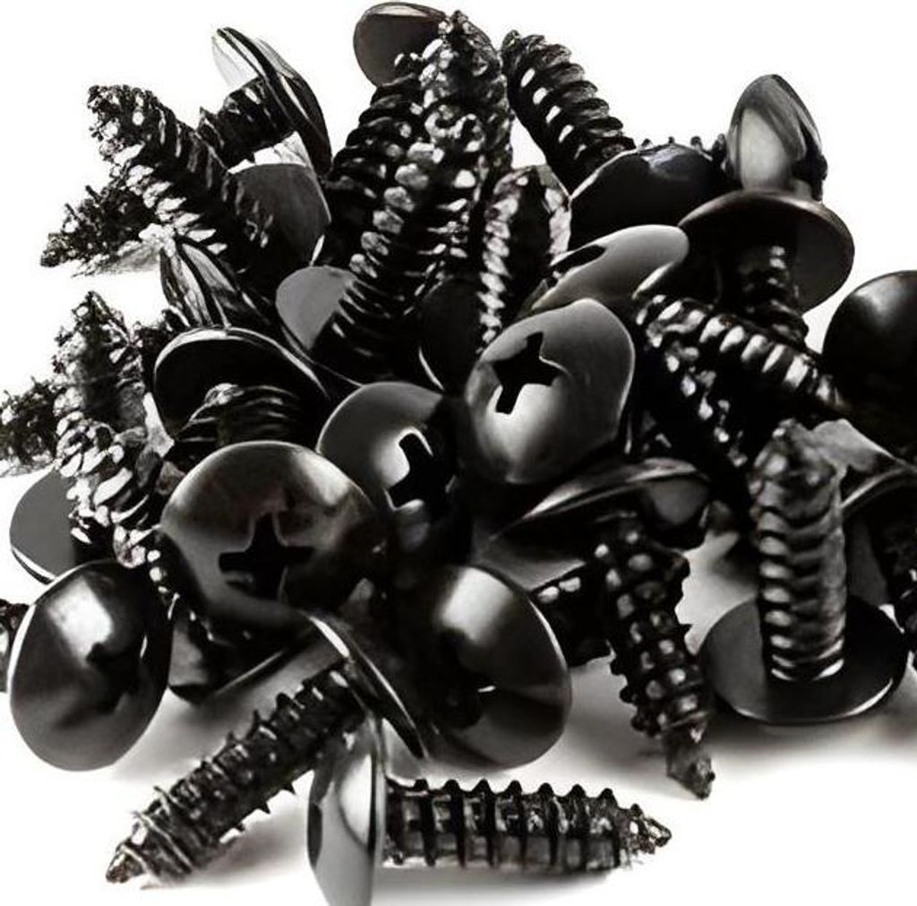 STR8 Verkleidungsschrauben-Set Schwarz Stahl für Yamaha Produktbild 