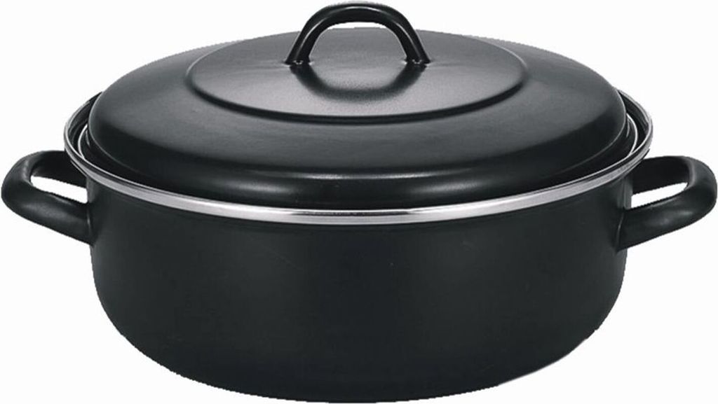 Krueger Nostalgie 662224 Kochtopf inkl. Deckel, emailliert, Produktbild 