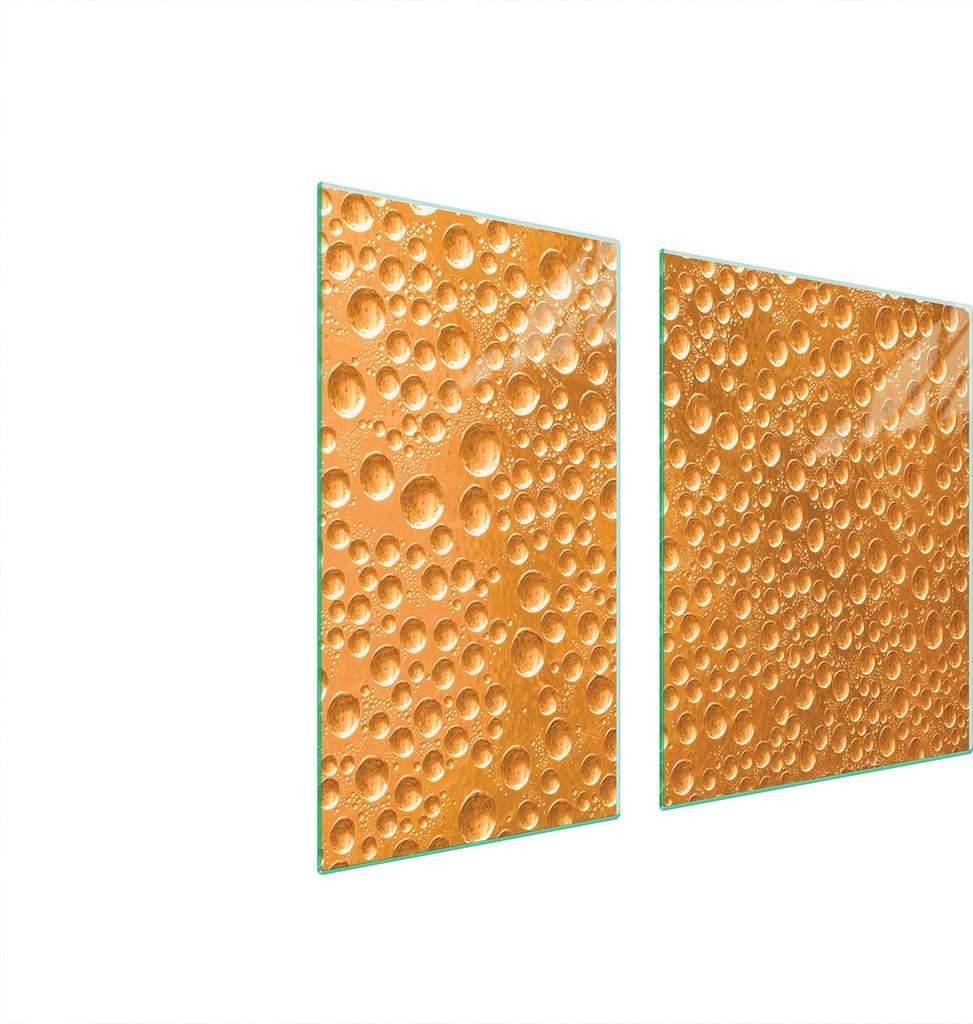 Glasschutzplatte Für Herd 90X52 Drops