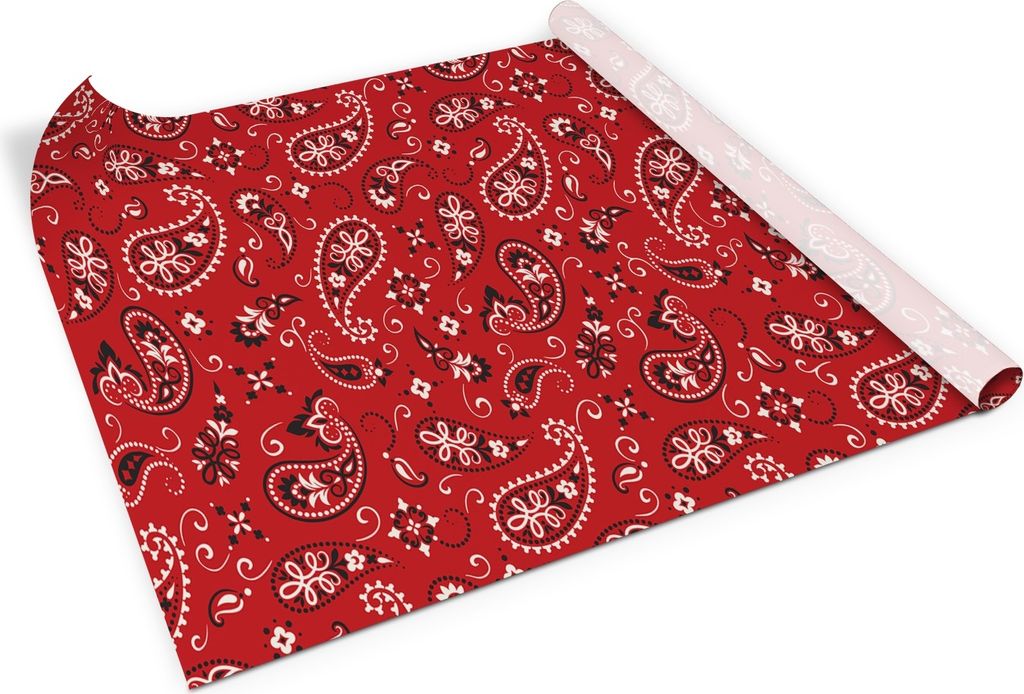 Paisley-muster– Möbelfolie selbstklebend – PVC Klebefolie für Möbel – Küche – Schränke – Möbelrenovierungsfolie – Möbeldekorfoli...