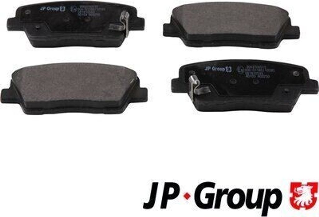 JP GROUP 3663700510 - OE 583022WA00 Bremsbeläge, Hinten für Grand Santa Fe, Genesis (BH), Santa Fe II (CM), Santa Fe III (DM), Stinger (CK), Sore...