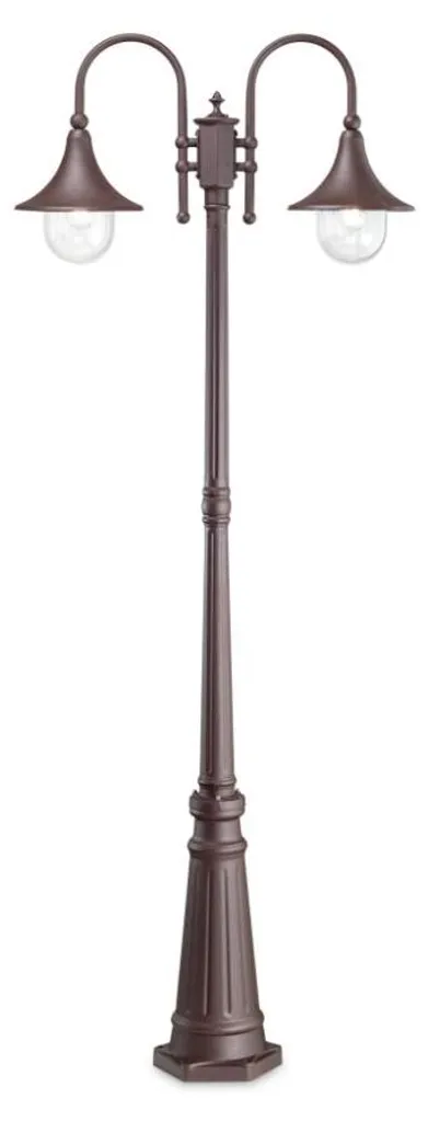 Lampe Extérieur Rustic-Country Cima Aluminium Coffee 2 Lumières E27