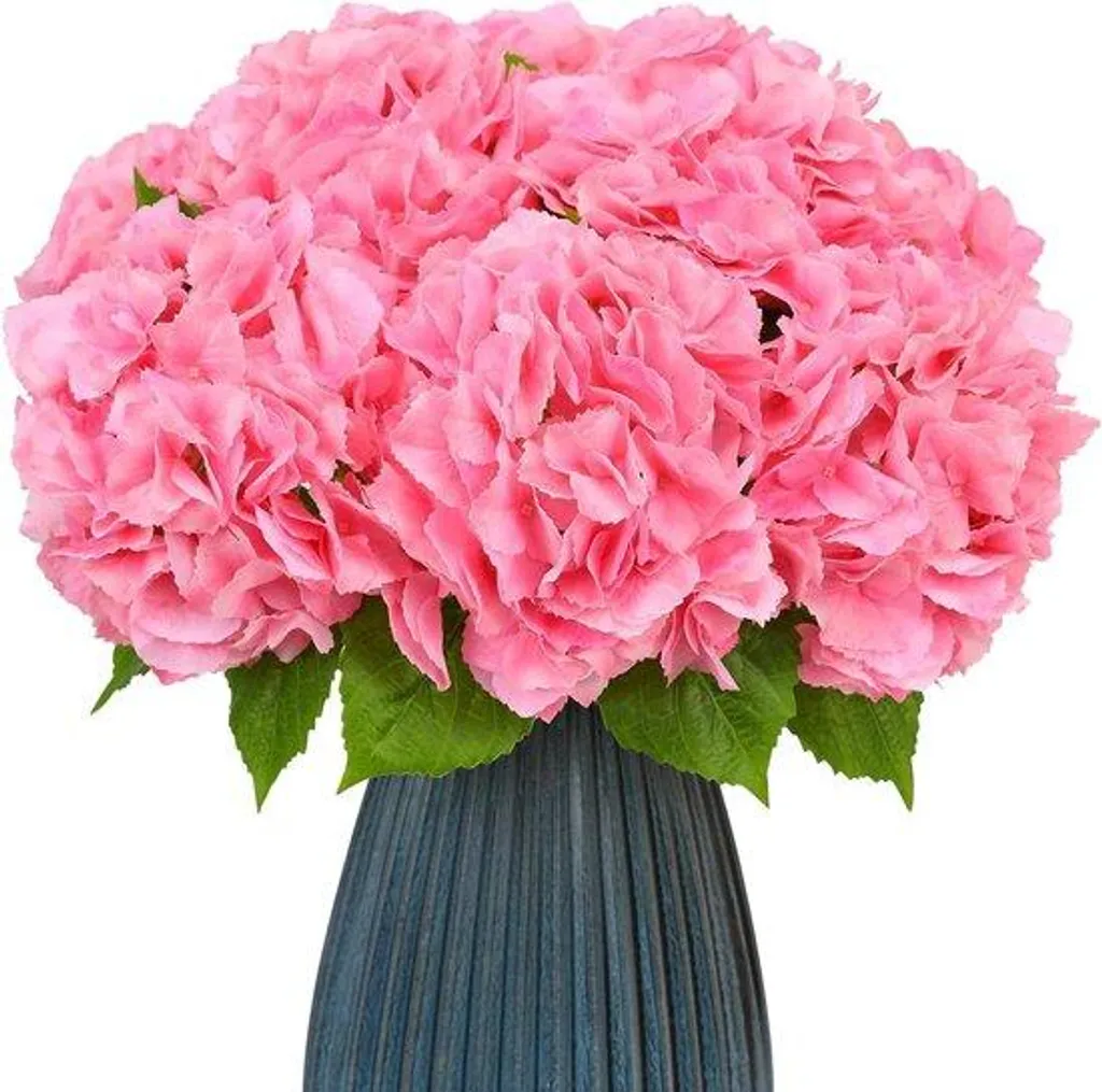 Bouquet de fleurs artificielles réalistes Roze pour décoration intérieure