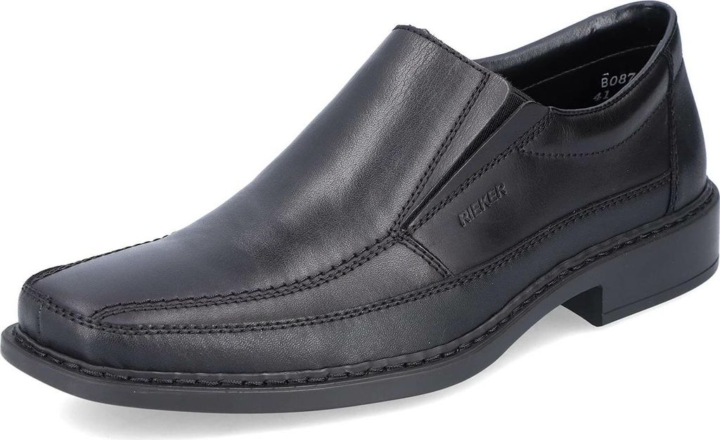 Rieker uomo scarpa slip-on elegante bassa in pelle Immagine del prodotto 