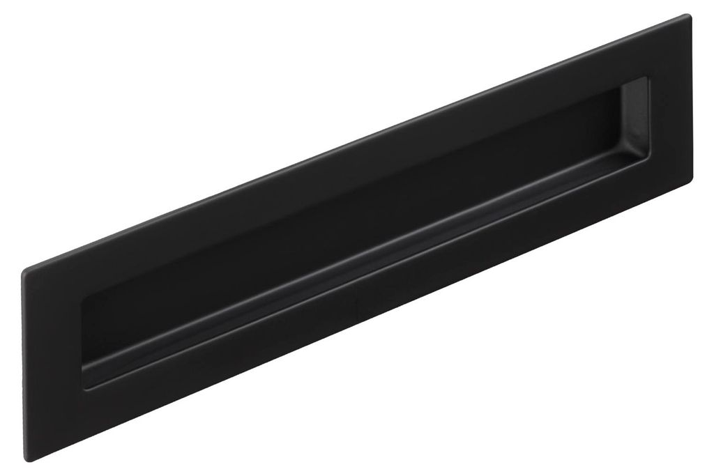 SOTECH Muschelgriff EL-11 Schrankgriff – 200 x 50 mm, schwarz matt