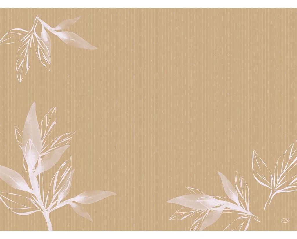 4x Papier-Tischsets 30 x 40 cm Eco Leaves | Packung (250 Stück)