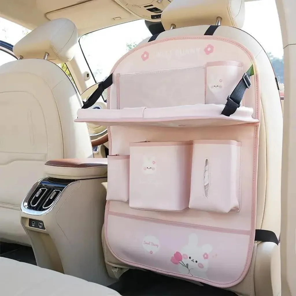 Protection dossier de siège auto enfant et rangement table pliable