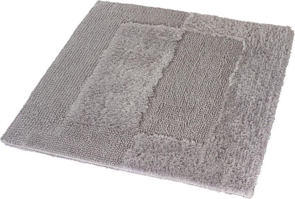 Kleine Wolke Badteppich HAVANNA Silbergrau 55 x 65 cm