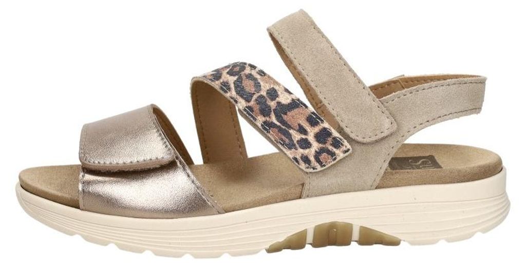SUB55 Comfort Collection Sunny 31 Sandalen Plat - Brons - Maat 42