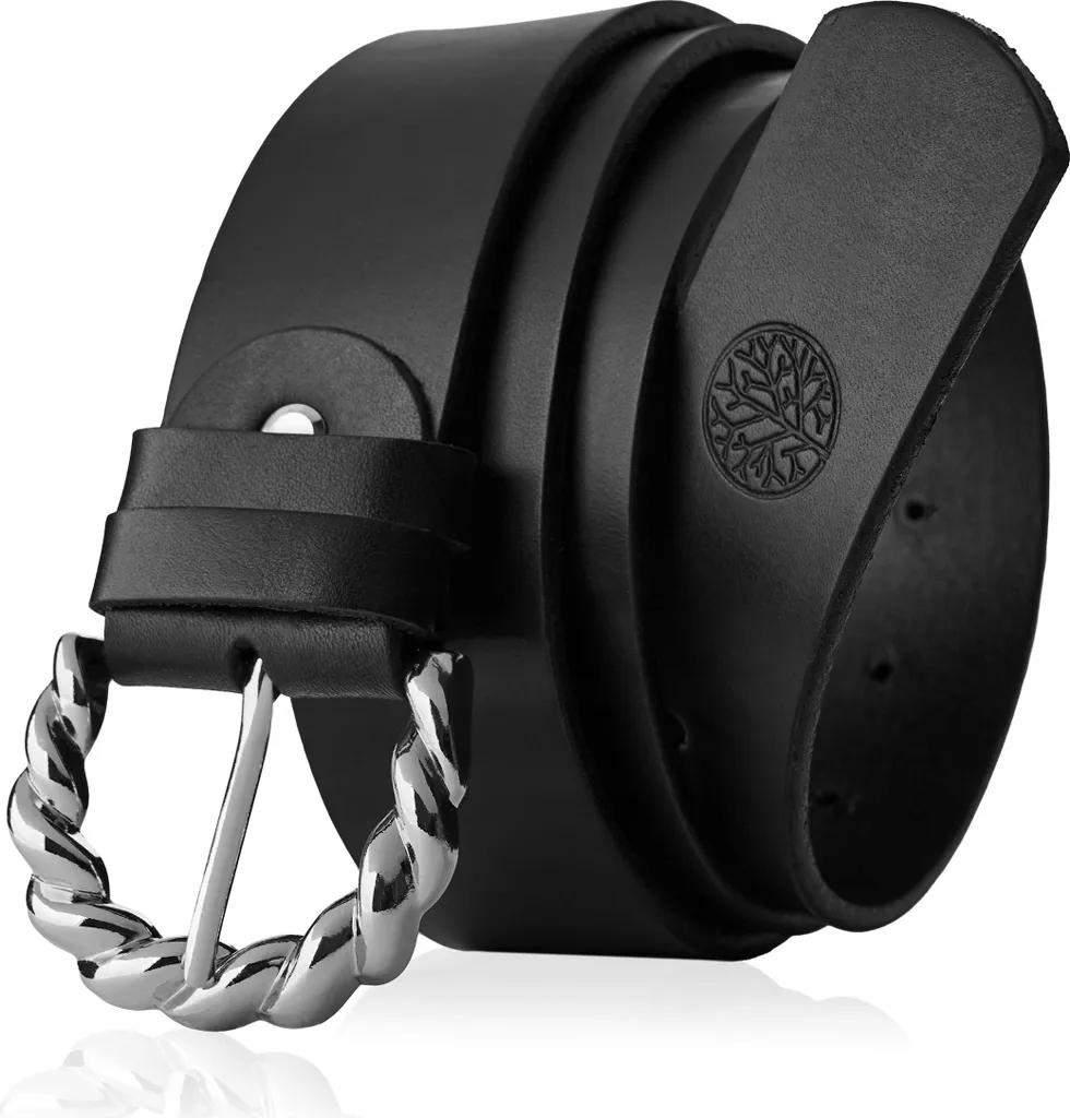 Cintura Uomo Automatica Betlewski in Pelle Nera | Design senza fori