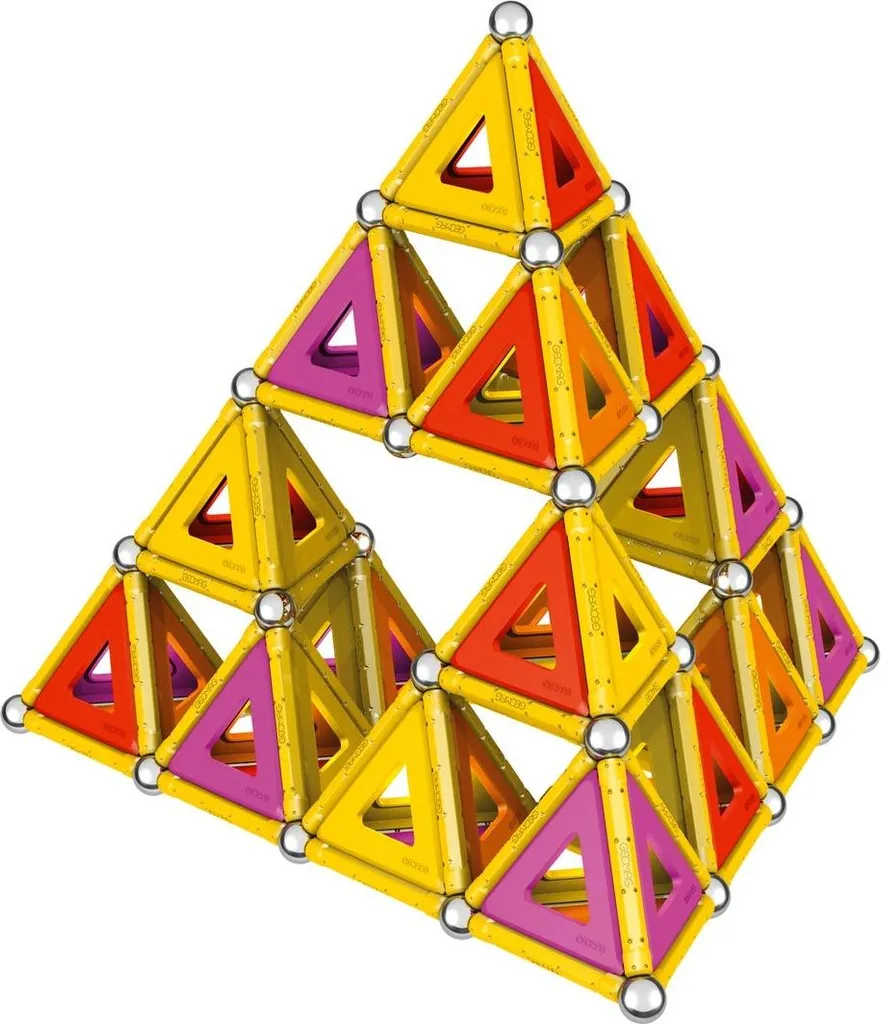 Jeu de Construction Magnétique Geomag Classic Warm Master de 388 Pièces