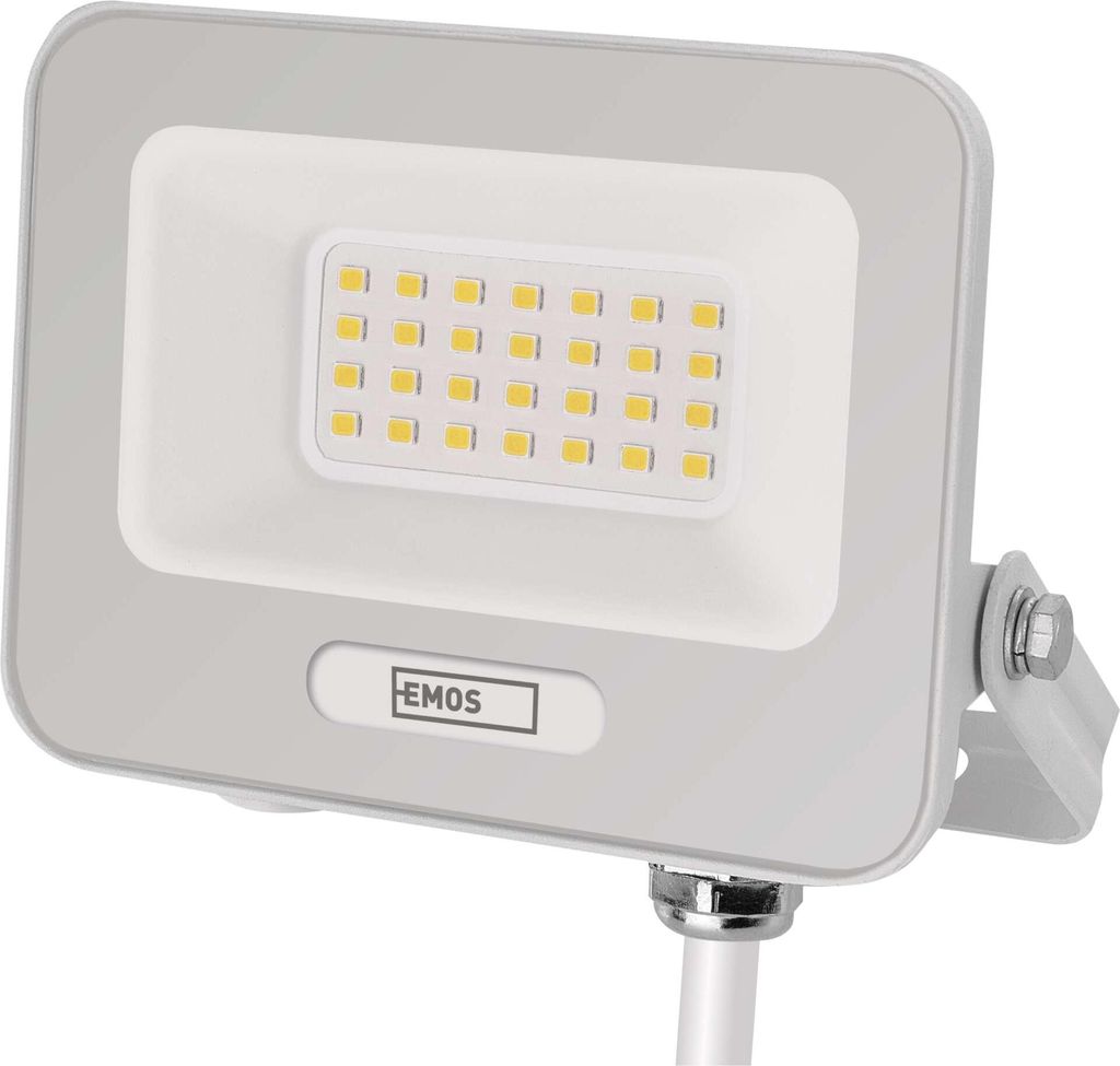 LED reflektor GLARO 20W, bílý, IP65, 2000 lm, neutrální bílá
