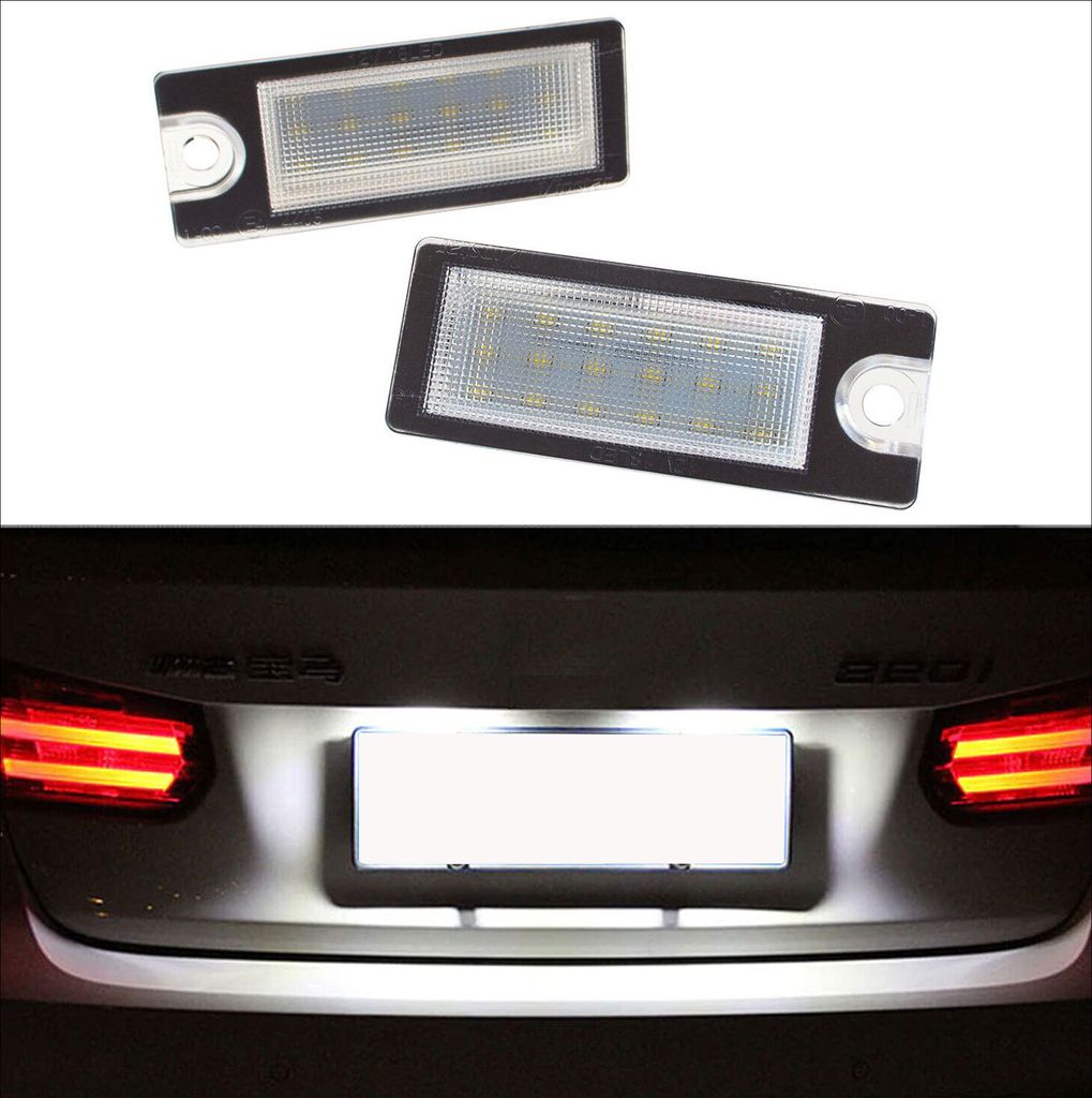 2x LED PREMIUM Kennzeichenbeleuchtung 18 SMD für Volvo S60 S80 V70 II XC70 XC90