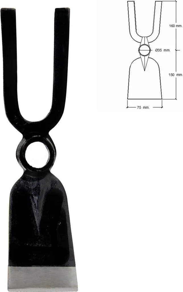 Zappetta 500 Grammi Senza Manico mod. 201 - Stop Attrezzi Fragili
