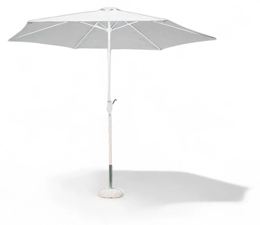 Parasol de jardin rectangulaire 2x3m blanc Sospiro idéal pour grande table