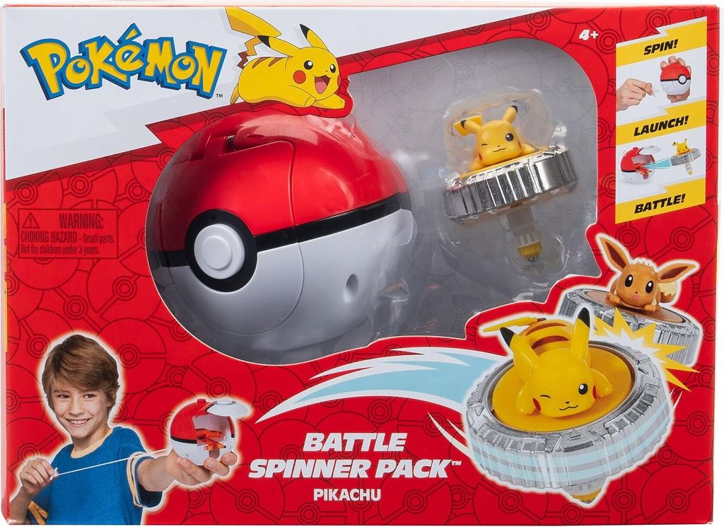 Zestaw Figurki Pokémon Battle Spinner z Pikachu i Poké Obrázok produktu 