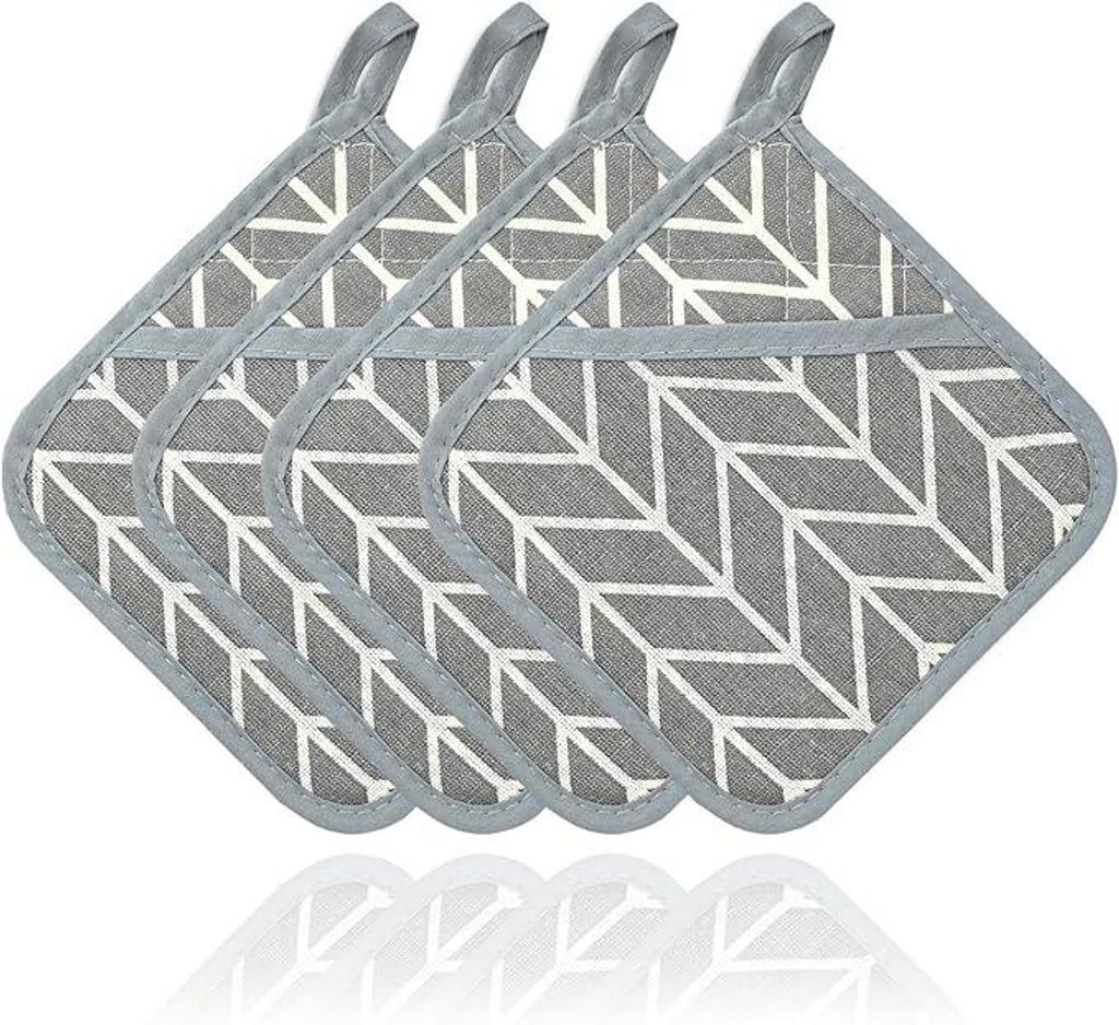 Presine - 4 pezzi - 17 x 17 cm - Resistenti al calore - Set Immagine del prodotto 