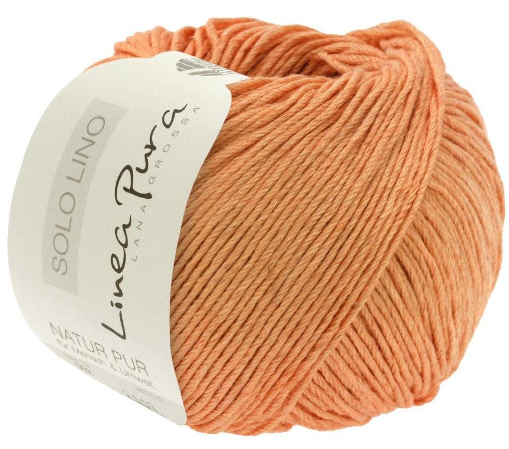Lana Grossa - Solo Lino 0063 lachs Produktbild 