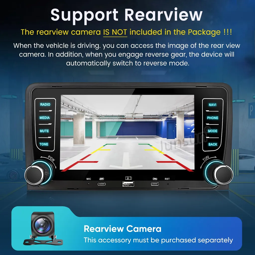 Autoradio Audi A3 S3 RS3 8P 2003-2013 | Android 13 CarPlay 1+32G - 12