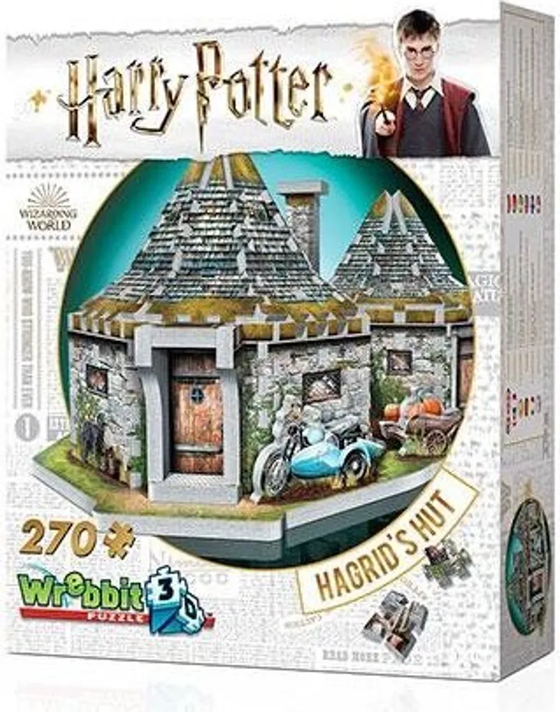 Wrebbit 3D Puzzle Harry Potter : La Cabane de Hagrid 270 Pièces W3D-0507