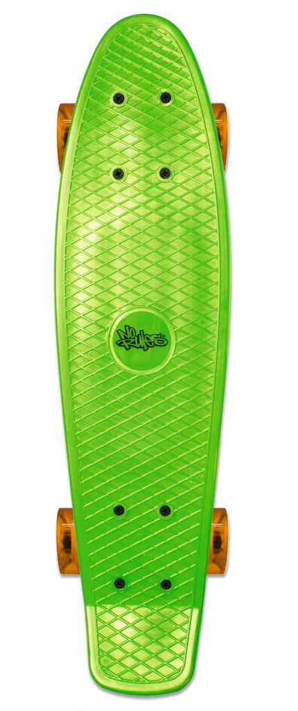 Muuwmi NoRules Skateboard ABEC 5 FUN zeleno oranžový Obrázek produktu 