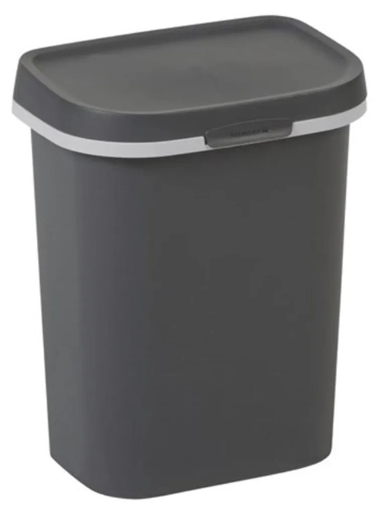 Poubelle gain de place 10L Curver pour studio et salle de bain