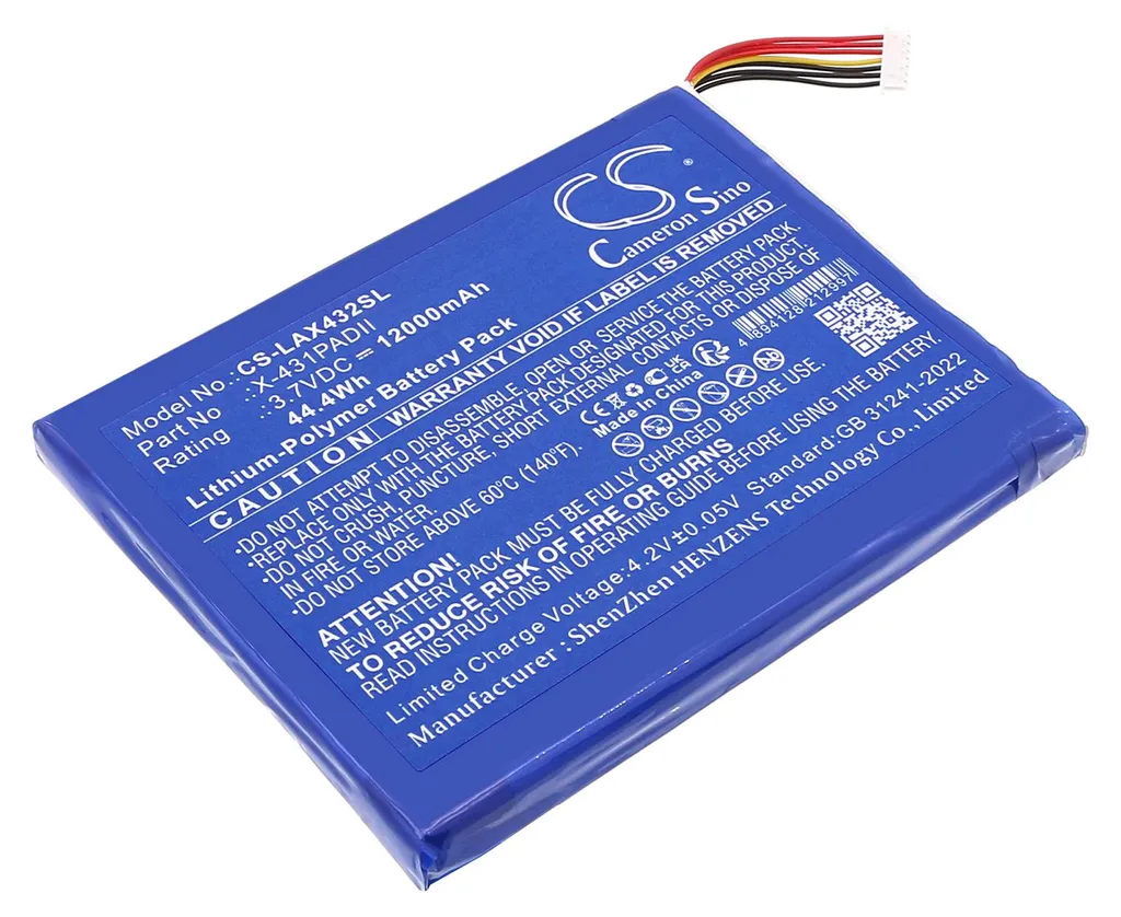 Batterie de rechange pour Scanner Diagnostic Launch X431 Pad II Techtek
