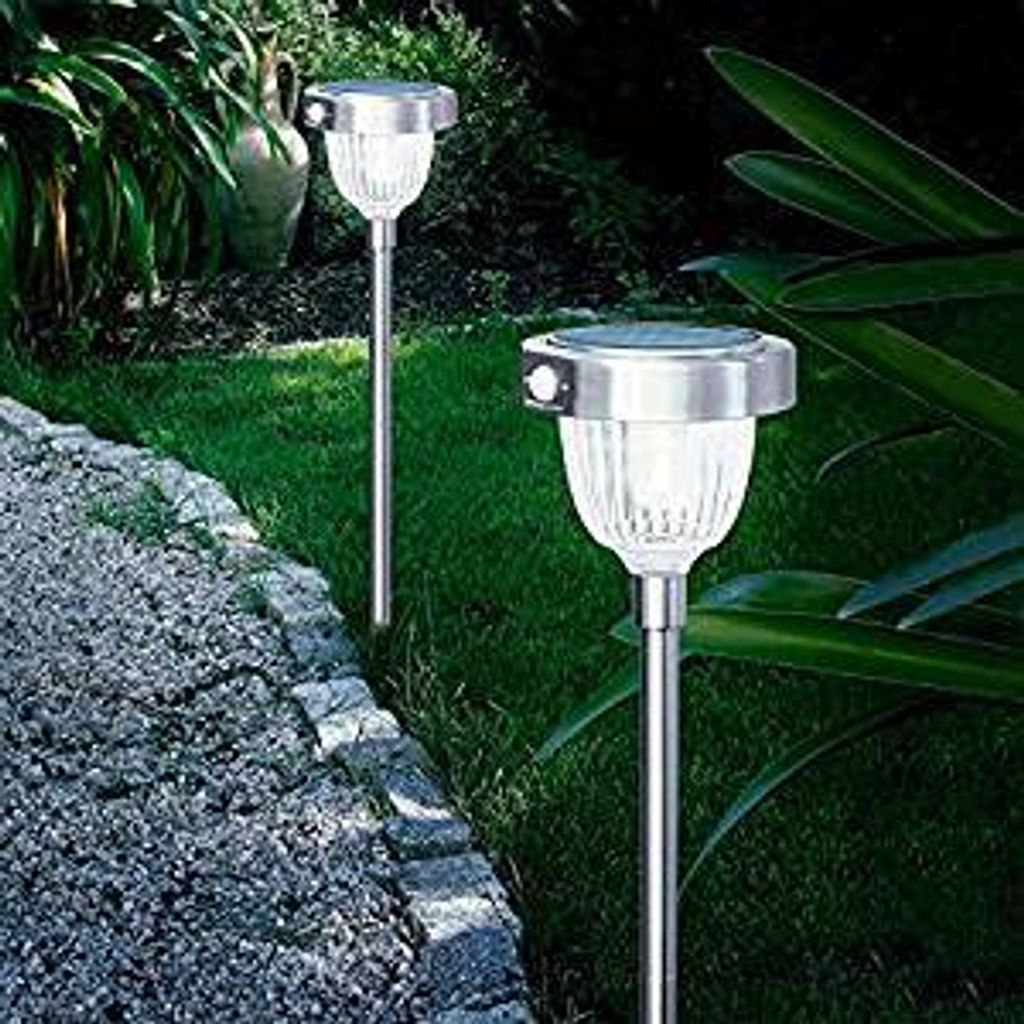 Solarleuchte Asinara mit Bewegungsmelder 2-er Set Produktbild 