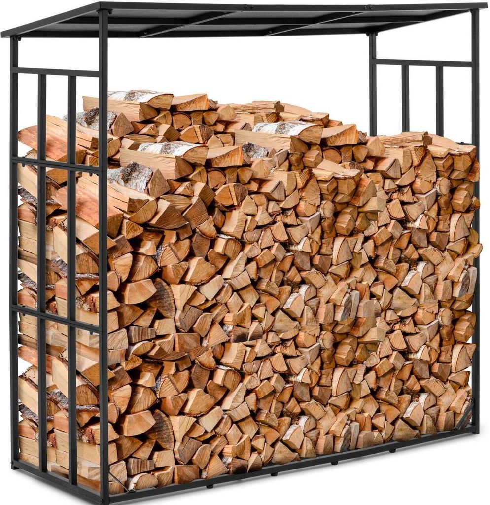Expondo hillvert Stojan na dřevo – se střechou – 400 kg – Obrázek produktu 