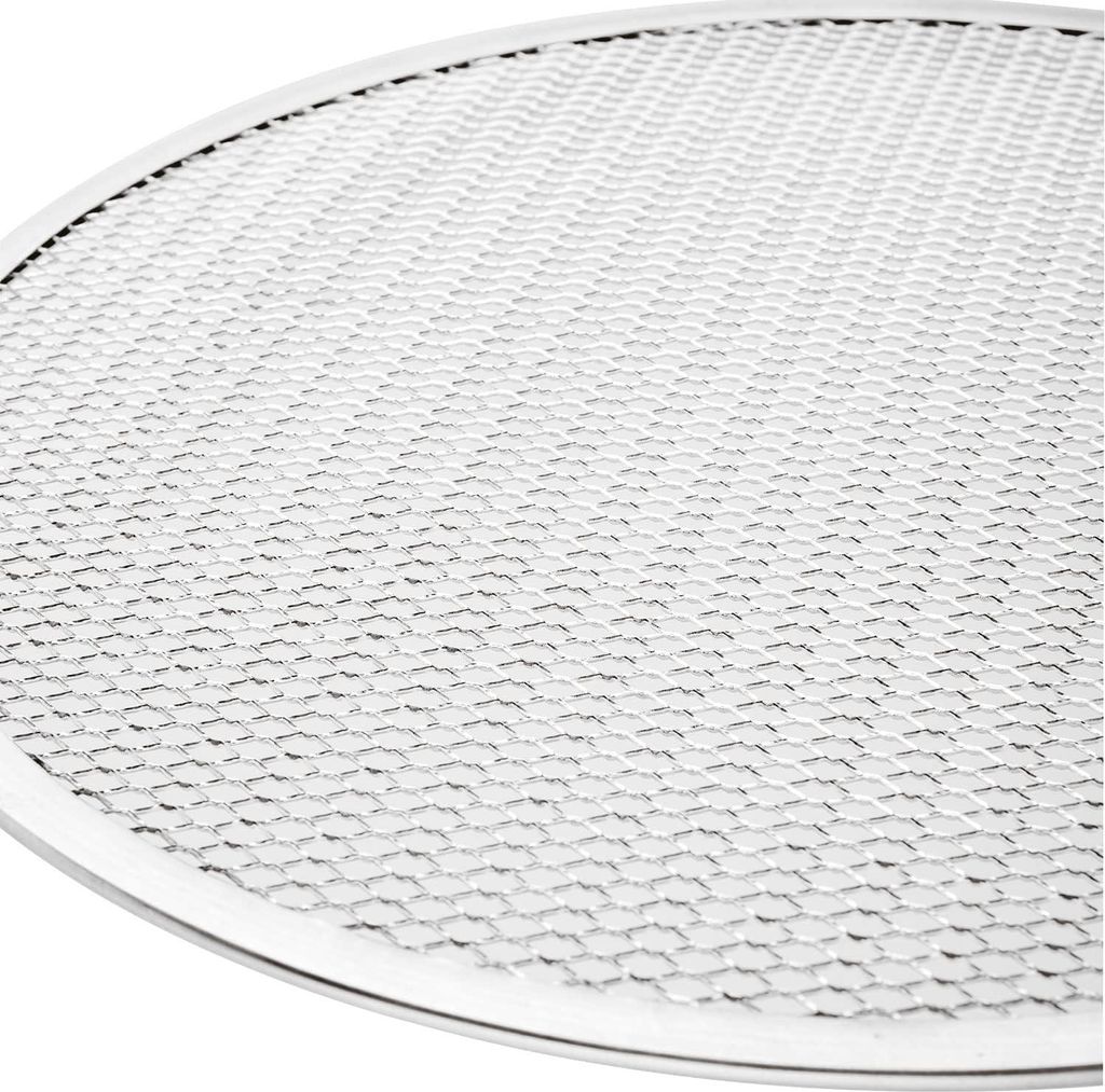 Luxiba - 36 Pizzagitter für Pizza und Flammkuchen, Grillrost, Pizzamesser, spülmaschinenfest, Aluminium, 36 cm