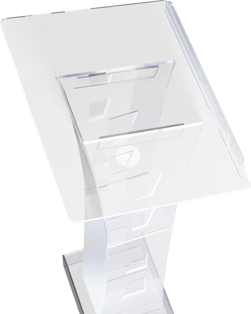 Acryl Podium Rednerpult 40x30cm - Transparenter Stehpult Für Büro & Schule